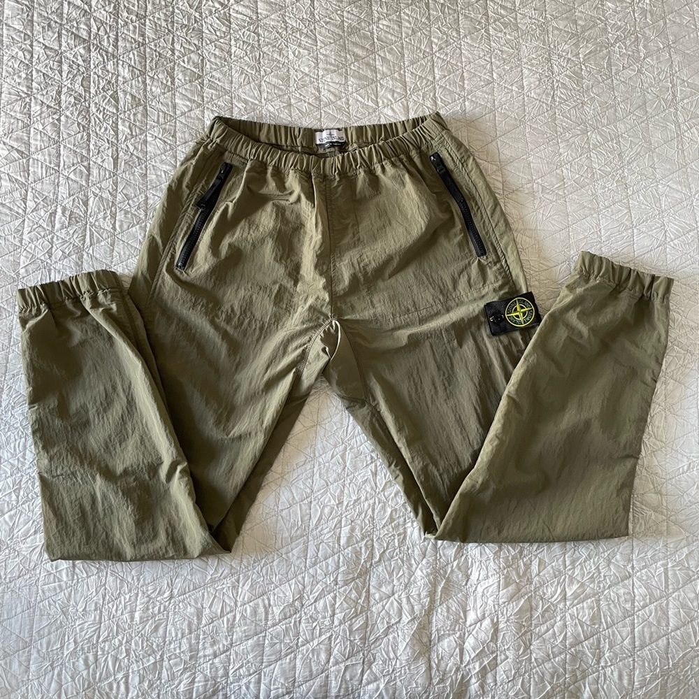 Stone Island Olive Green Joggers